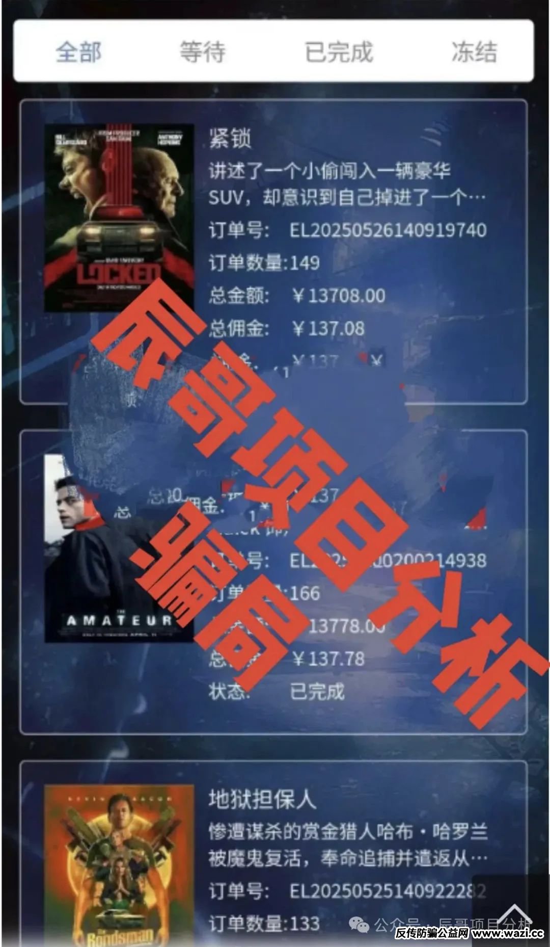 【资金盘】【环球影业】诱导不明真相的群众跟风投资。