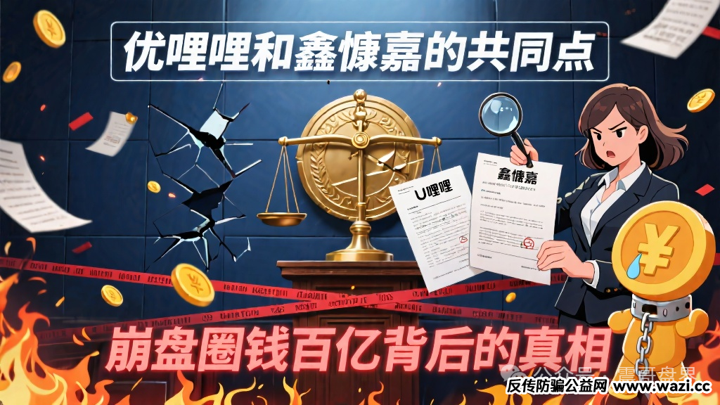 揭秘！！【优哩哩】和已经崩盘圈钱百亿的鑫慷嘉有什么共同点！