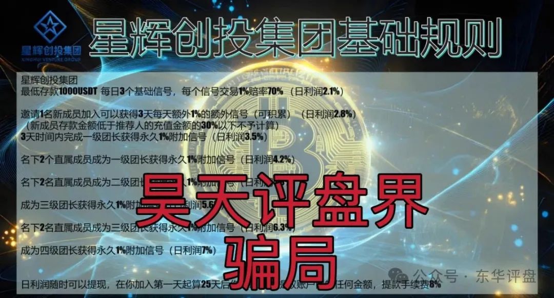 【星辉创投OSL交易所】跟单类资金盘骗局，高度预警，看见一定要远离