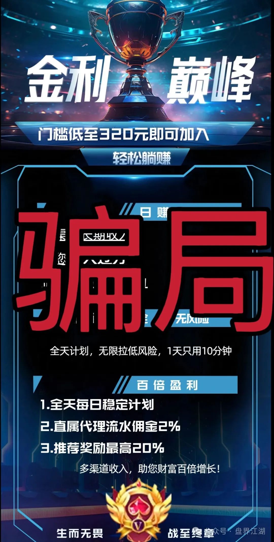 【金利巅峰】彩票类资金盘骗局，已经开始单割，高度预警，即将崩盘