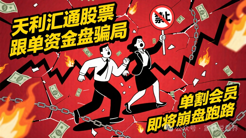 【天利汇通】股票跟单资金盘骗局，老蒋已经单割会员，即将崩盘跑路！