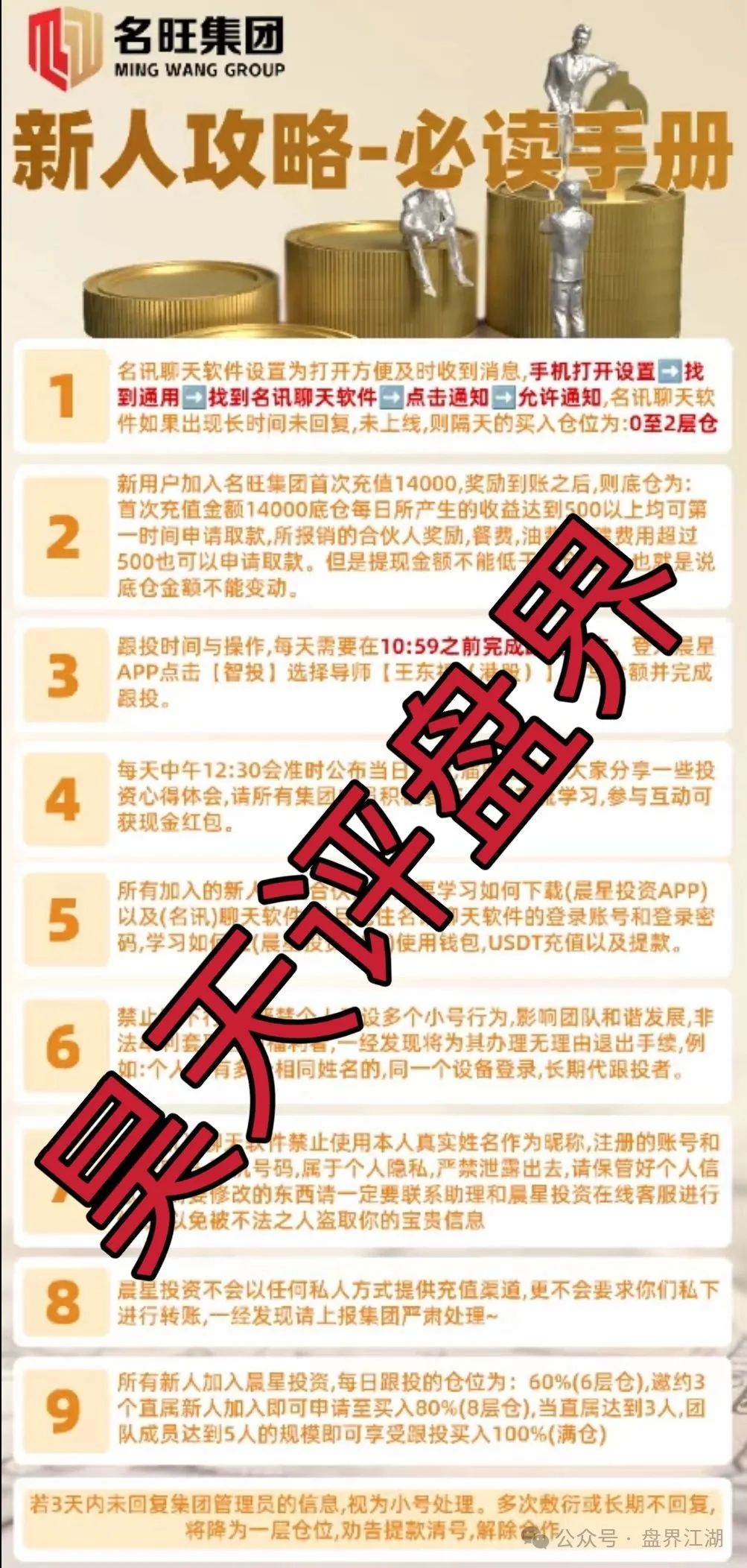 【名旺集团（晨星投资）】股票跟单类资金盘骗局，部分会员被单割！