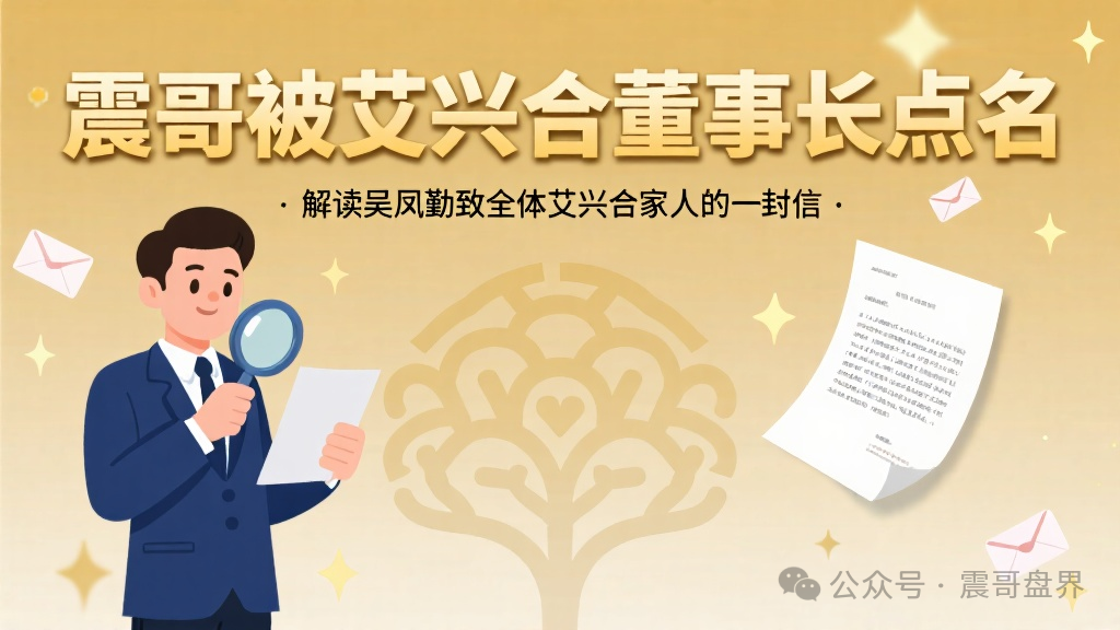 【艾兴合】董事长点名，解读吴凤勤致全体艾兴合家人的一封信！