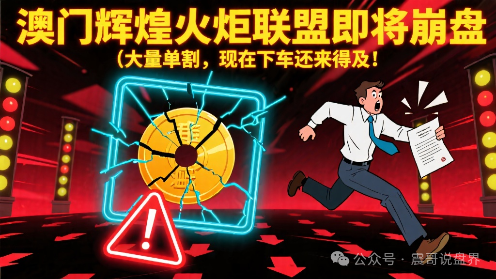 【辉煌火炬联盟】即将崩盘，大量单割，现在下车还来得及！