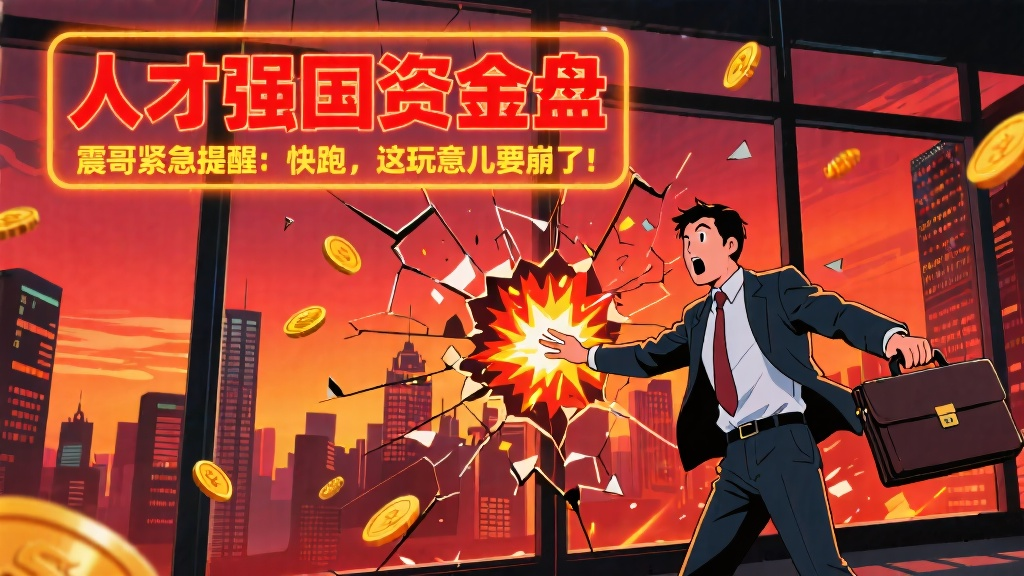 资金盘骗局【人才强国】紧急提醒：快跑，这玩意儿要崩了！