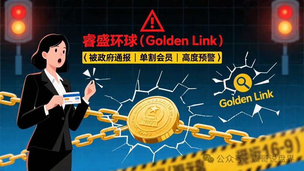 【睿盛环球（Golden Link）】资金盘骗局被政府通报，单割会员，高度预警！