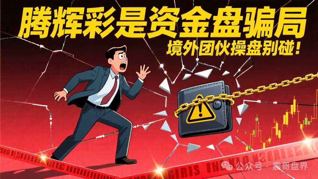 【腾辉彩】是资金盘骗局，境外诈骗团伙操盘，别碰！