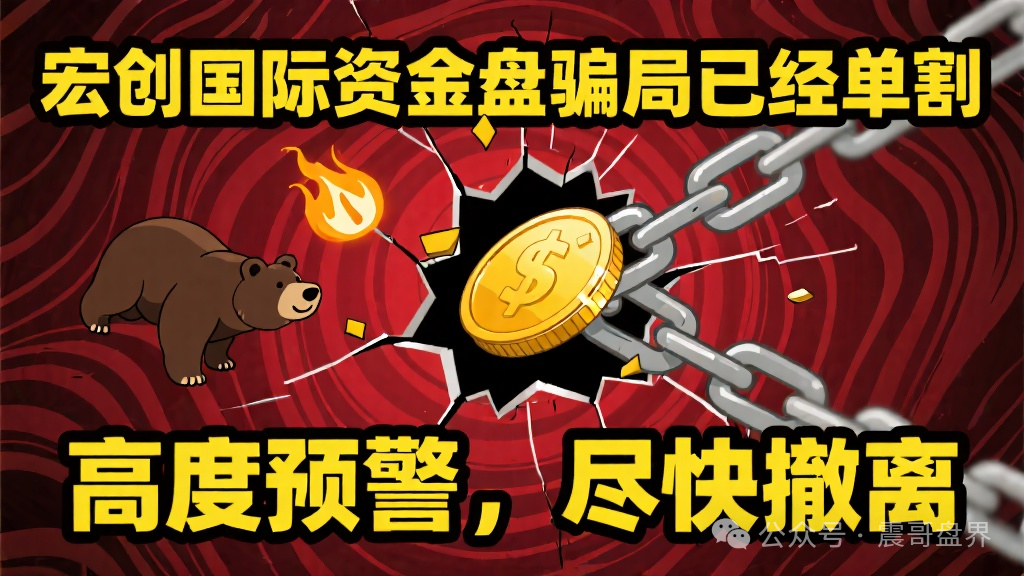 【宏创国际】资金盘骗局已经单割，高度预警，尽快撤离！