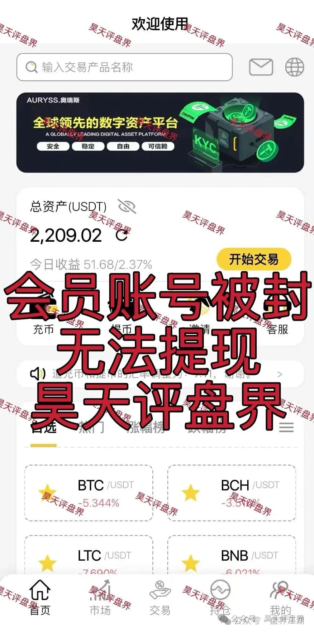 奥瑞斯交易所（智言团队）合约跟单类资金盘骗局，老卓改名老陆又来割韭菜了